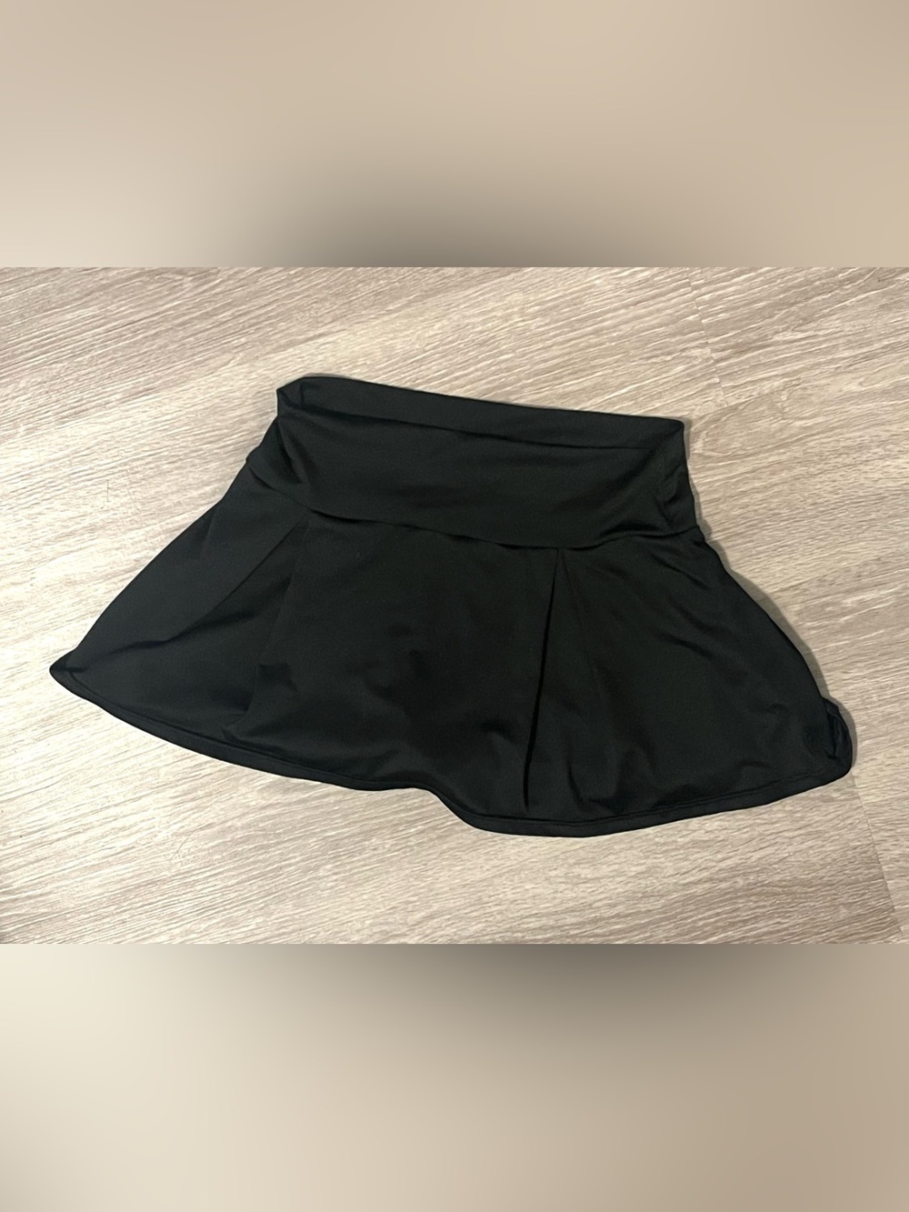 Black athletic skirt with shorts/skort